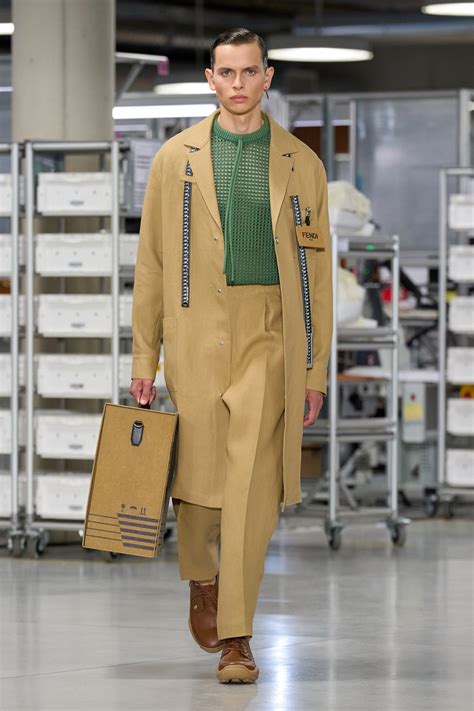 Inside the Fendi Men’s Spring 2024 Show at the Brand's Factory